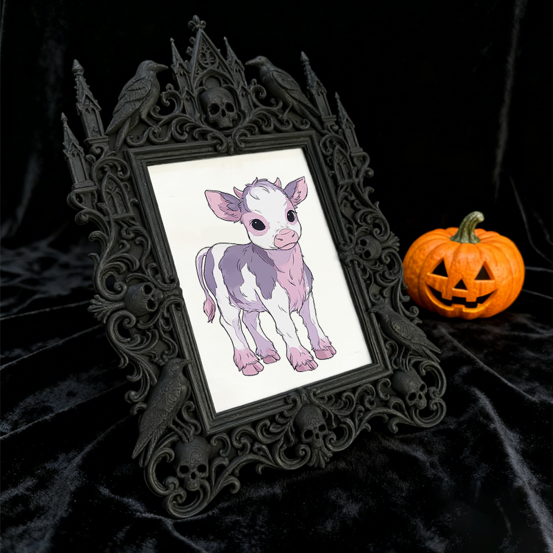 Gothic Dark Frame | Tea House Private Room Decor, Photo Holder, Dual-use