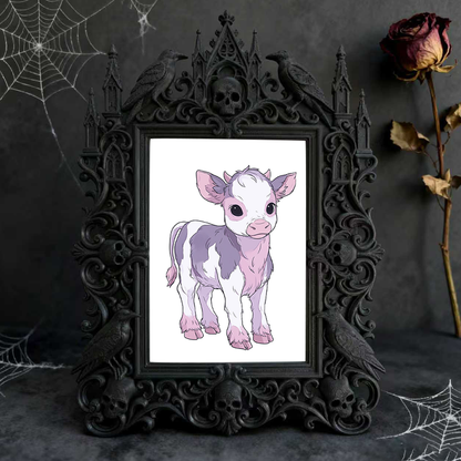 Gothic Dark Frame | Tea House Private Room Decor, Photo Holder, Dual-use