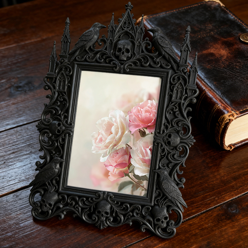 Gothic Dark Frame | Art Gallery Side Decor, Photo Frame, Wall/Tabletop