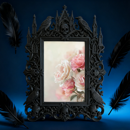 Gothic Dark Frame | Art Gallery Side Decor, Photo Frame, Wall/Tabletop