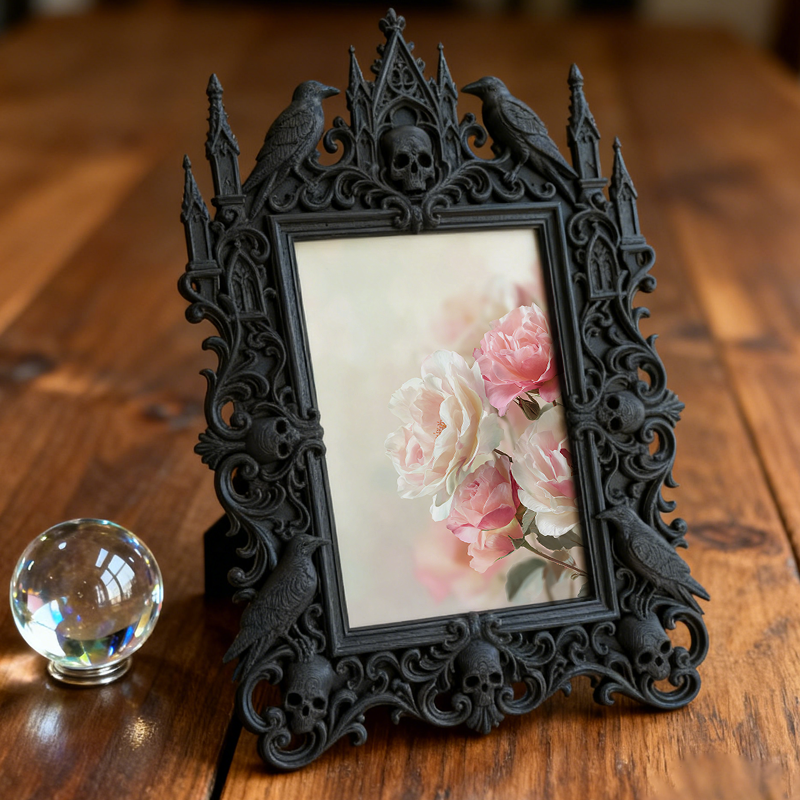 Gothic Dark Frame | Art Gallery Side Decor, Photo Frame, Wall/Tabletop
