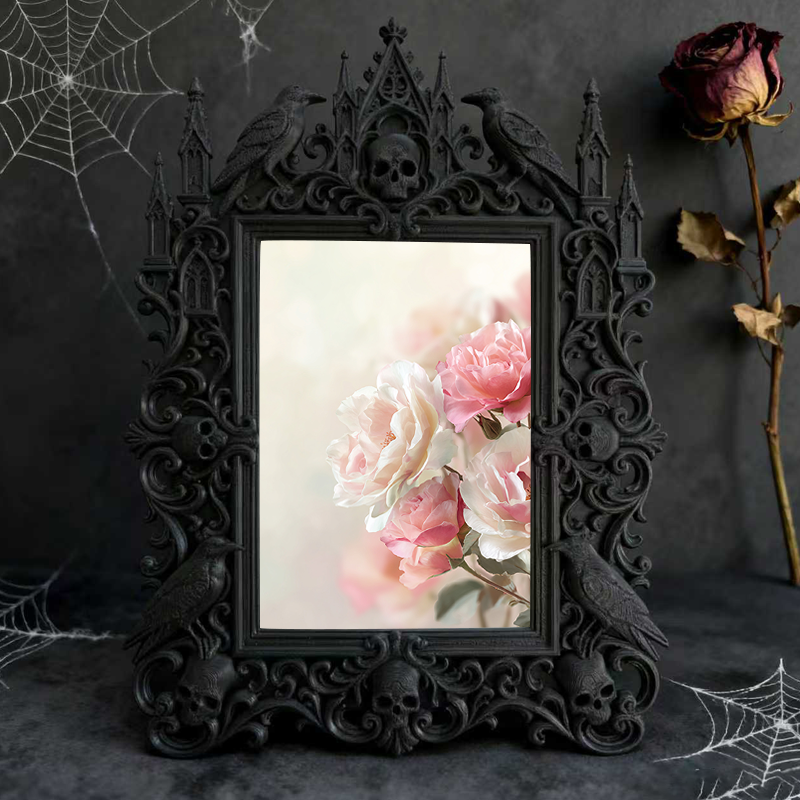 Gothic Dark Frame | Art Gallery Side Decor, Photo Frame, Wall/Tabletop