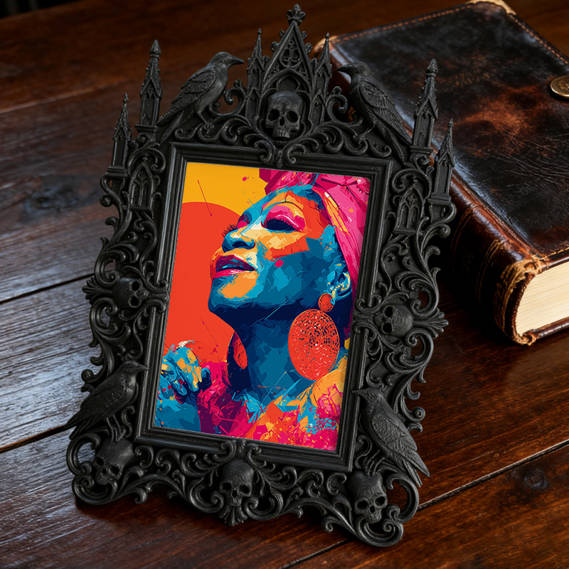 Gothic Dark Frame | Photography Studio Prop, Photo Display, Waterproof Plastic