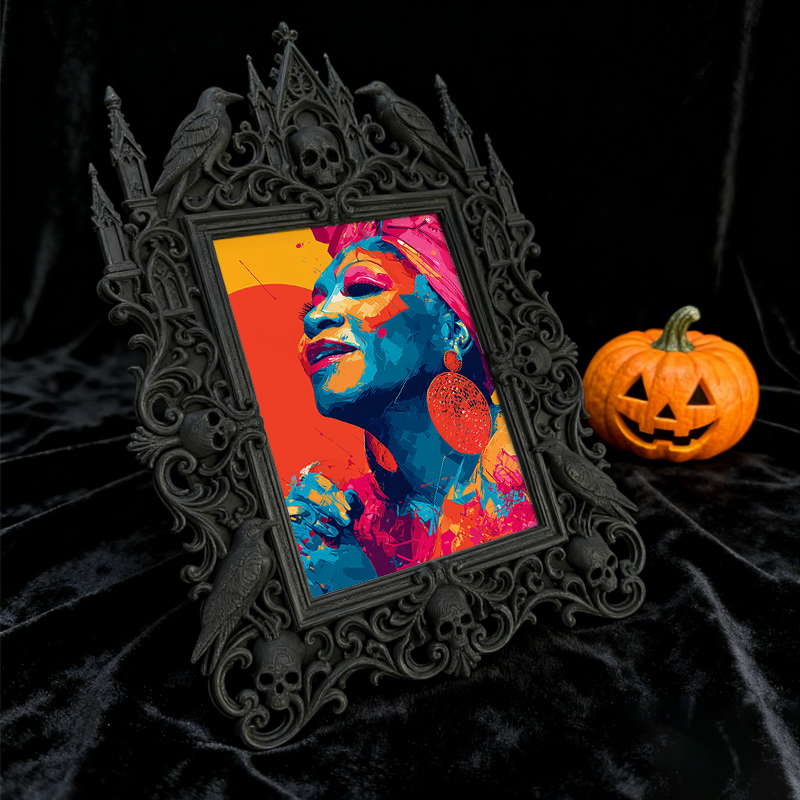 Gothic Dark Frame | Photography Studio Prop, Photo Display, Waterproof Plastic