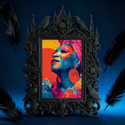 Gothic Dark Frame | Photography Studio Prop, Photo Display, Waterproof Plastic