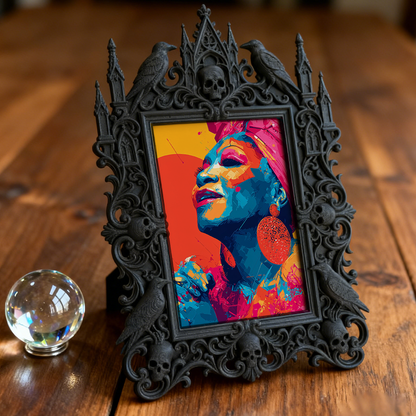 Gothic Dark Frame | Photography Studio Prop, Photo Display, Waterproof Plastic