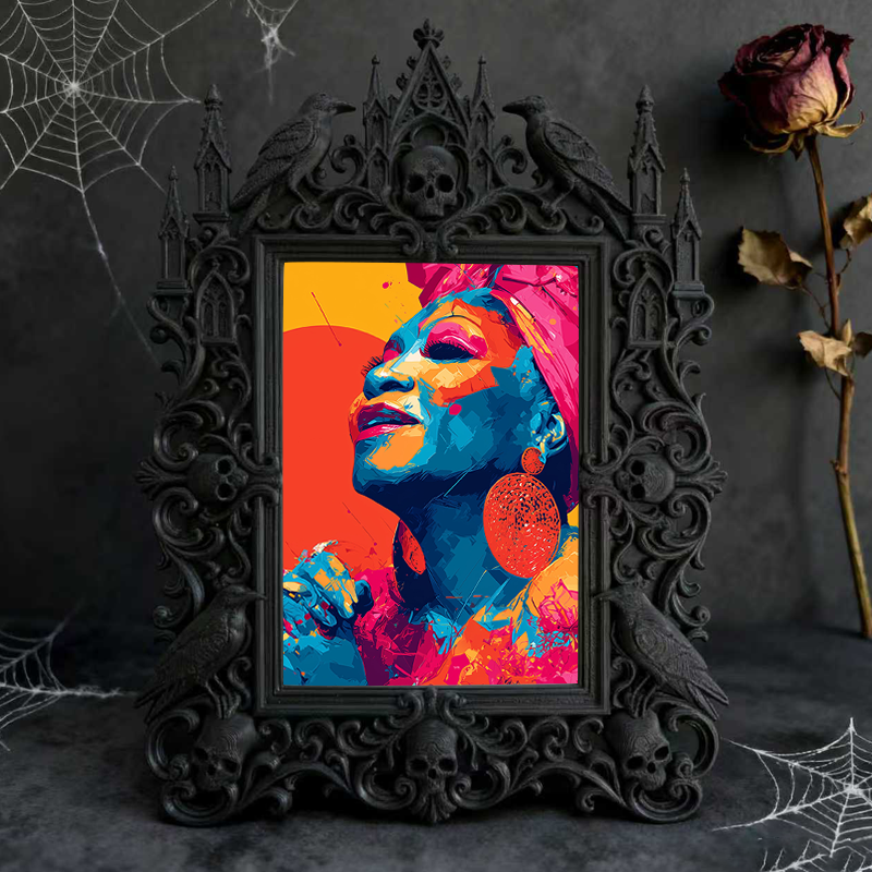 Gothic Dark Frame | Photography Studio Prop, Photo Display, Waterproof Plastic