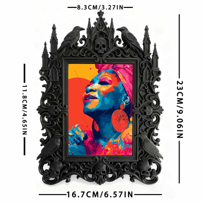 Gothic Dark Frame | Photography Studio Prop, Photo Display, Waterproof Plastic