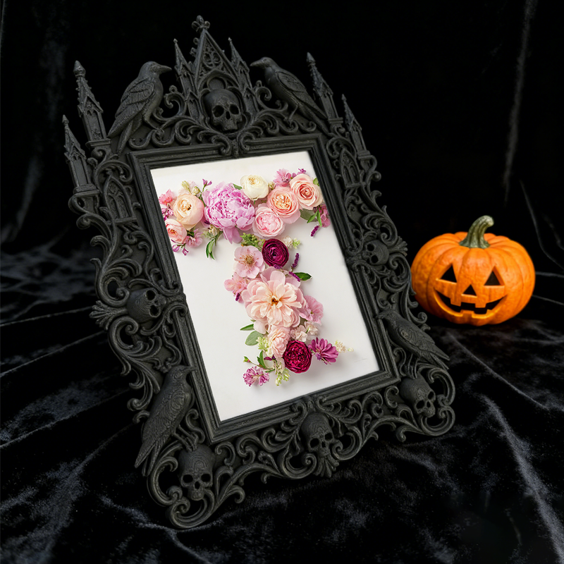 Gothic Dark Frame | Cosplay Shop Decor, Character Photo Prop, Waterproof Plastic