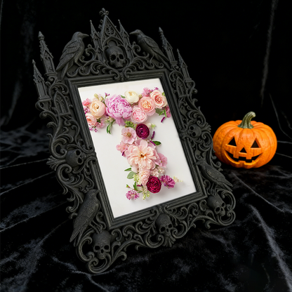 Gothic Dark Frame | Cosplay Shop Decor, Character Photo Prop, Waterproof Plastic