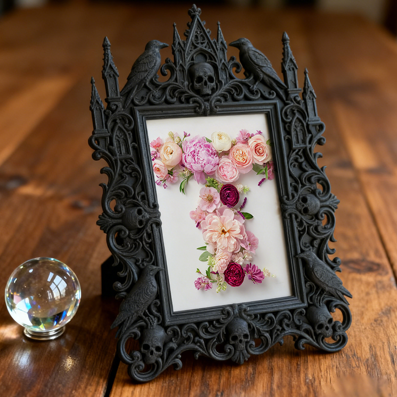 Gothic Dark Frame | Cosplay Shop Decor, Character Photo Prop, Waterproof Plastic