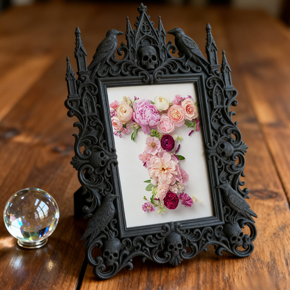 Gothic Dark Frame | Cosplay Shop Decor, Character Photo Prop, Waterproof Plastic