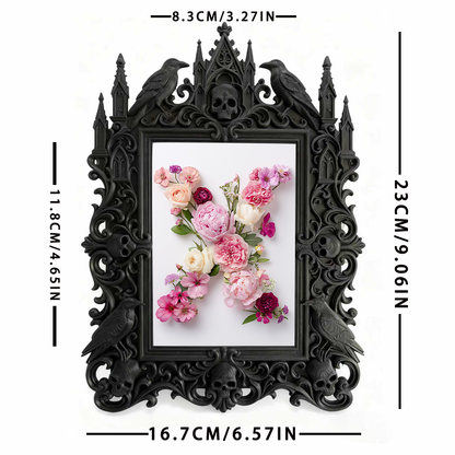 Gothic Dark Frame | Lash & Brow Studio Decor, Photo Holder, Wall-mountable