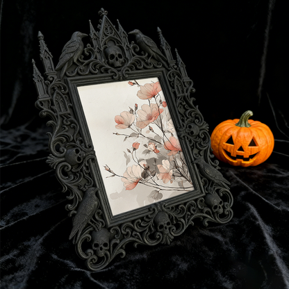 Gothic Dark Frame | Pottery Studio Decor, Photo Display, Wall/Tabletop