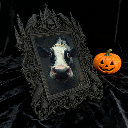 Gothic Dark Frame | Comic Book Store Decor, Photo Ornament, Waterproof Plastic