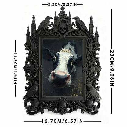 Gothic Dark Frame | Comic Book Store Decor, Photo Ornament, Waterproof Plastic