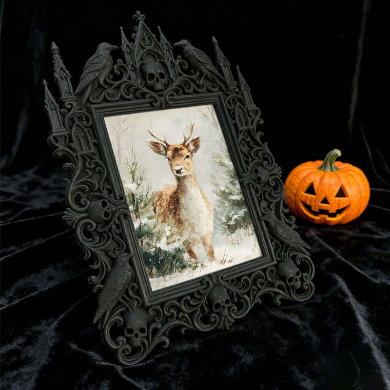 Gothic Dark Frame | Perfume Shop Decor, Photo Holder, Dual-use