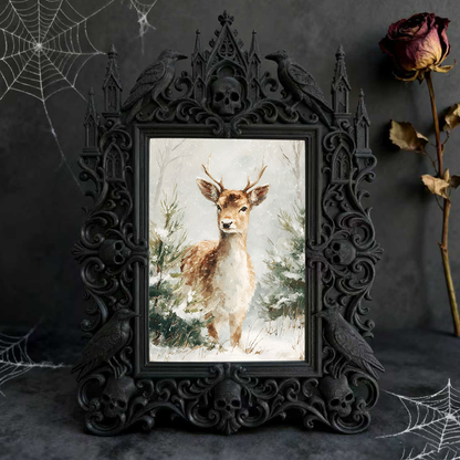 Gothic Dark Frame | Perfume Shop Decor, Photo Holder, Dual-use