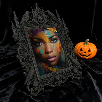 Gothic Dark Frame | Board Game Cafe Decor, Photo Prop, Waterproof Plastic Frame