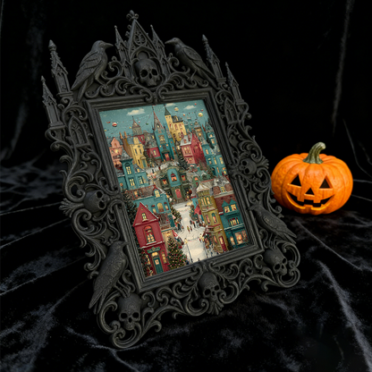 Gothic Dark Frame | Skate Shop Decor, Photo Display, Waterproof Plastic