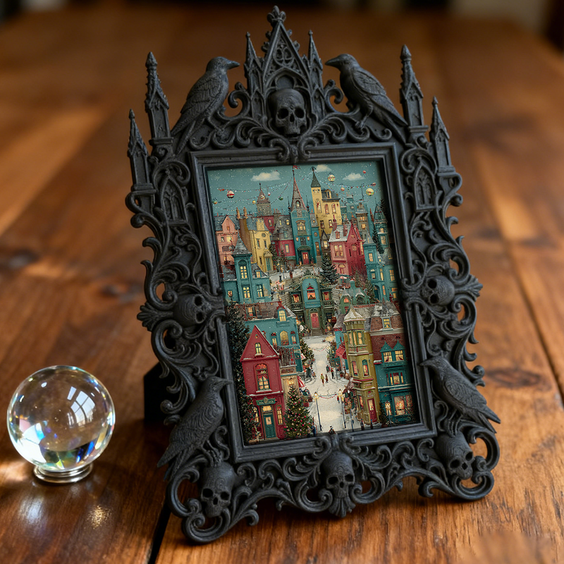 Gothic Dark Frame | Skate Shop Decor, Photo Display, Waterproof Plastic