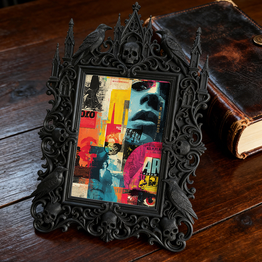 Gothic Dark Frame | Art Gallery Side Decor, Photo Frame, Wall/Tabletop