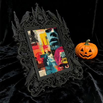 Gothic Dark Frame | Art Gallery Side Decor, Photo Frame, Wall/Tabletop
