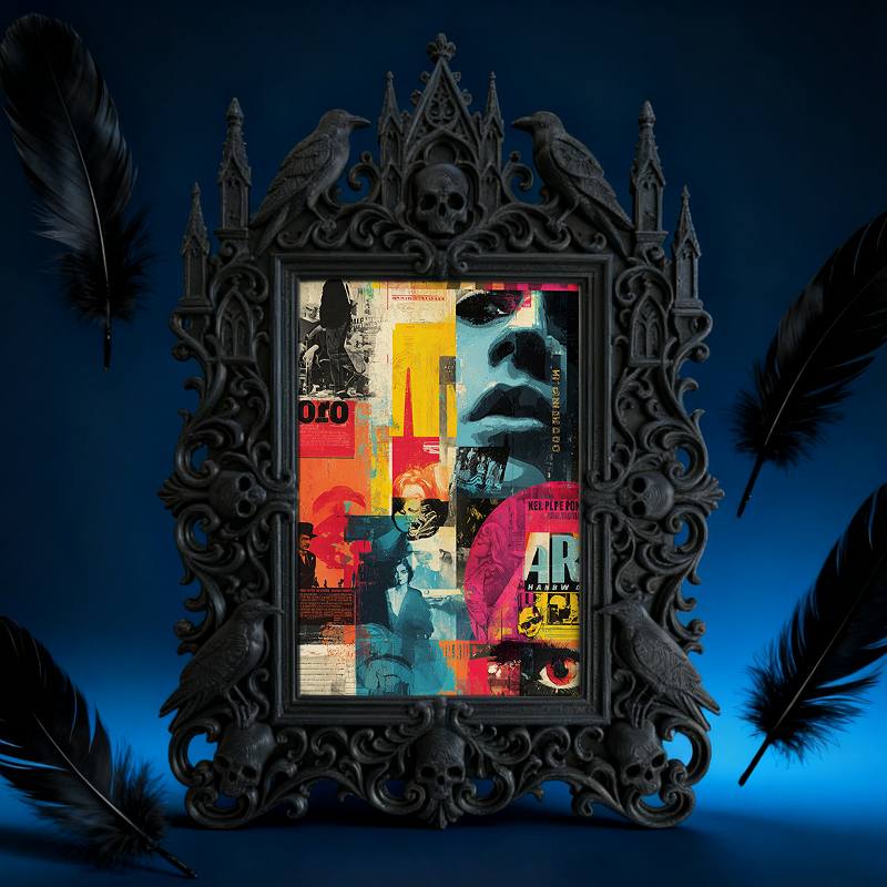 Gothic Dark Frame | Art Gallery Side Decor, Photo Frame, Wall/Tabletop