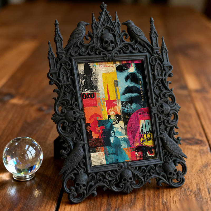 Gothic Dark Frame | Art Gallery Side Decor, Photo Frame, Wall/Tabletop