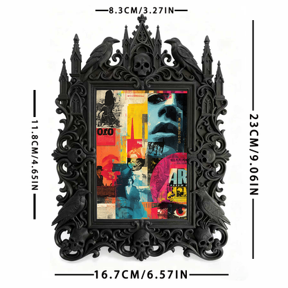 Gothic Dark Frame | Art Gallery Side Decor, Photo Frame, Wall/Tabletop