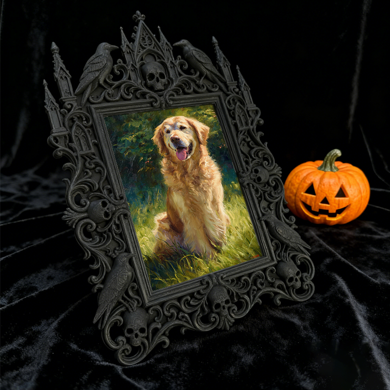 Gothic Dark Frame | Bakery Dark-themed Corner Decor, Photo Prop, Wall/Tabletop