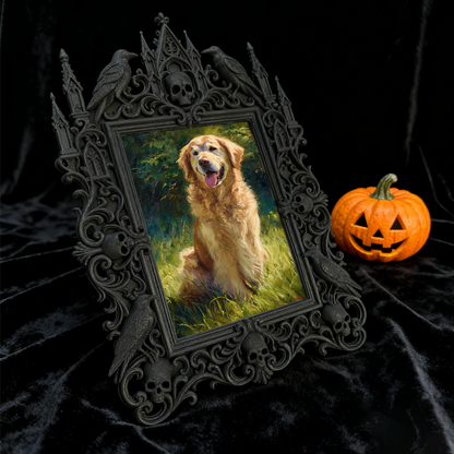 Gothic Dark Frame | Bakery Dark-themed Corner Decor, Photo Prop, Wall/Tabletop