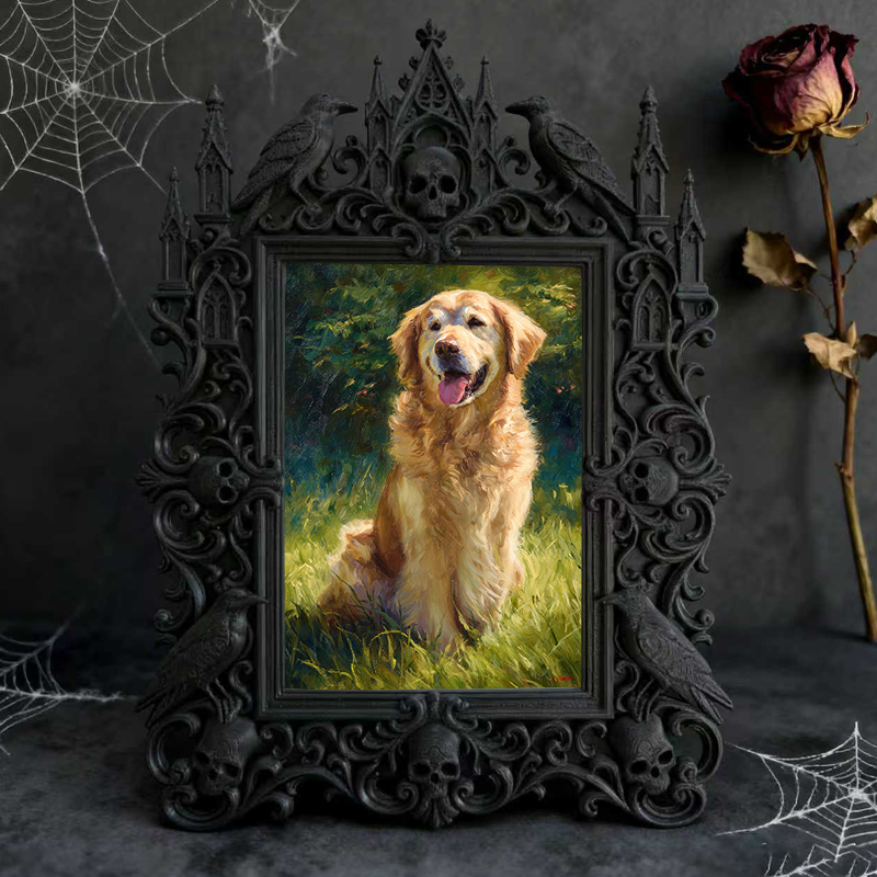 Gothic Dark Frame | Bakery Dark-themed Corner Decor, Photo Prop, Wall/Tabletop