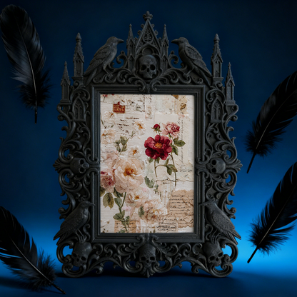 Gothic Dark Frame | Photography Studio Prop, Photo Display, Waterproof Plastic