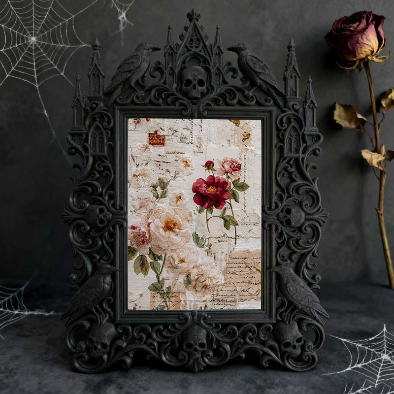 Gothic Dark Frame | Photography Studio Prop, Photo Display, Waterproof Plastic