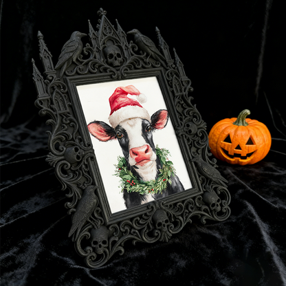 Gothic Dark Frame | Vampire-themed Party Decor, Photo Display, Wall/Tabletop