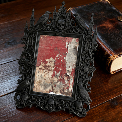 Gothic Dark Frame | Gothic Wedding Photo Booth Prop, Photo Holder, Dual-use
