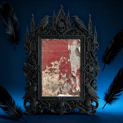 Gothic Dark Frame | Gothic Wedding Photo Booth Prop, Photo Holder, Dual-use