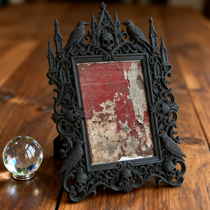 Gothic Dark Frame | Gothic Wedding Photo Booth Prop, Photo Holder, Dual-use