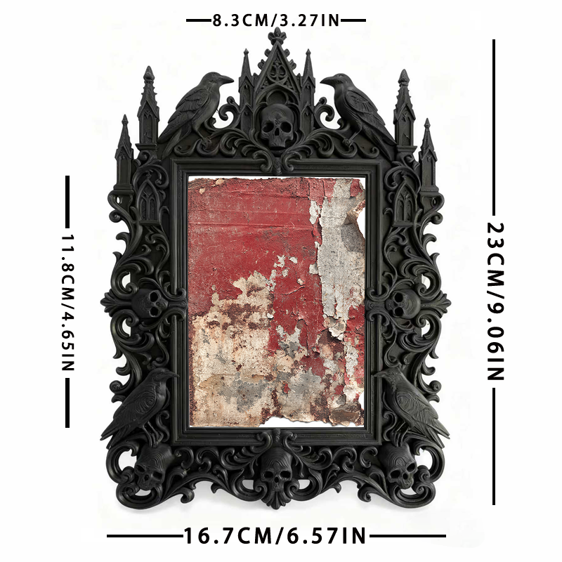 Gothic Dark Frame | Gothic Wedding Photo Booth Prop, Photo Holder, Dual-use