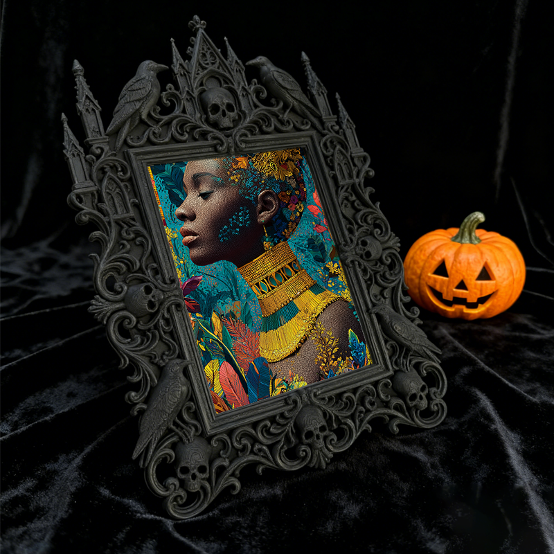 Gothic Dark Frame | Cosplay Convention Booth Decor, Photo Prop, Wall/Tabletop