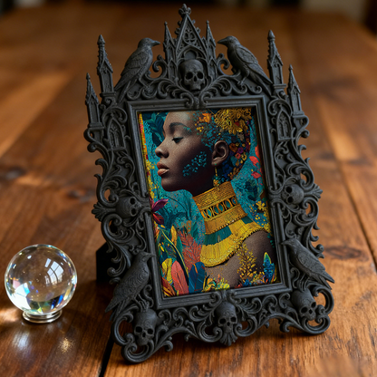 Gothic Dark Frame | Cosplay Convention Booth Decor, Photo Prop, Wall/Tabletop
