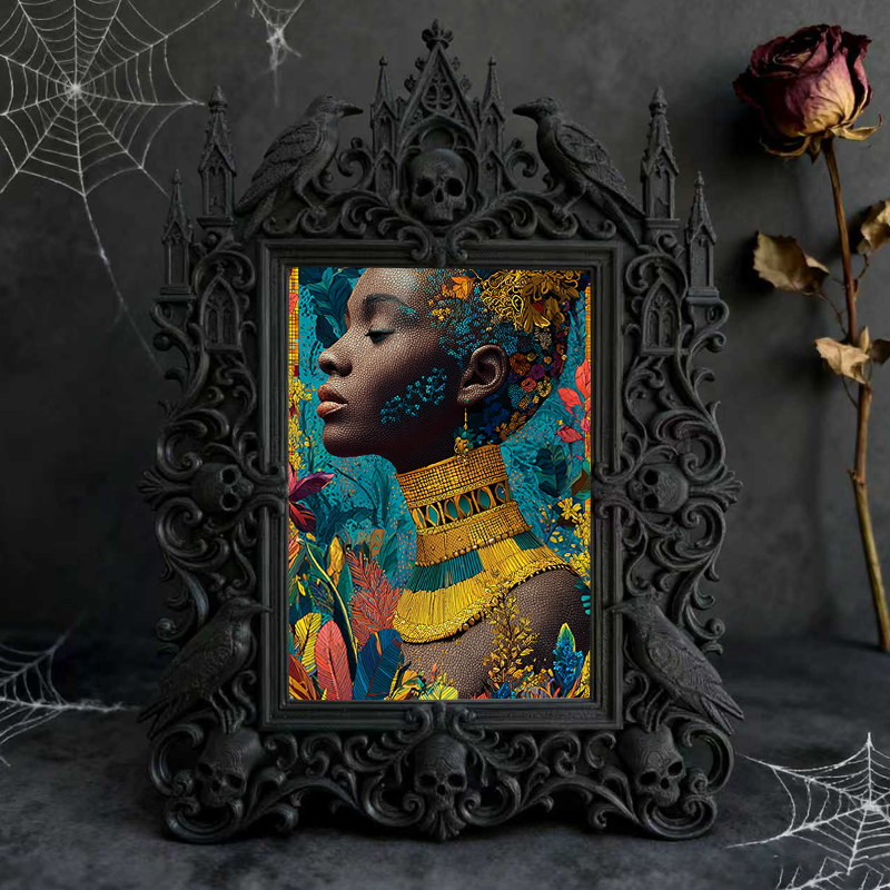 Gothic Dark Frame | Cosplay Convention Booth Decor, Photo Prop, Wall/Tabletop