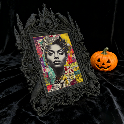 Gothic Dark Frame | Poetry Slam Dark Corner Decor, Photo Ornament, Waterproof Plastic