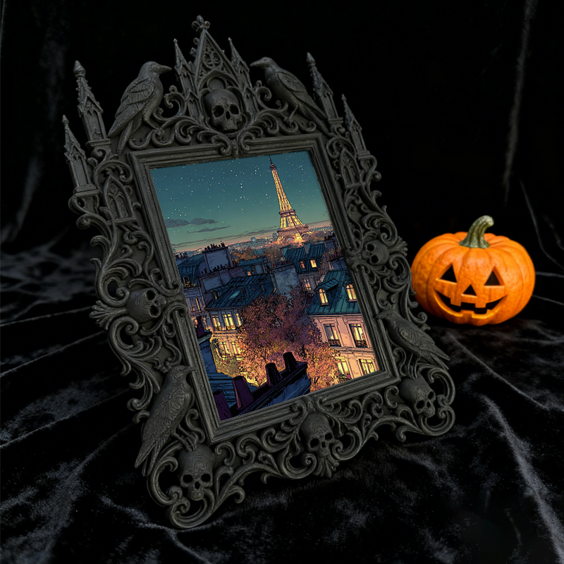 Gothic Dark Frame | Tattoo Convention Decor, Photo Prop, Waterproof Plastic Frame