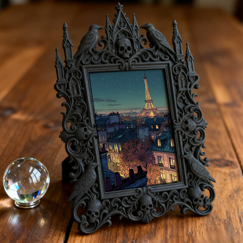 Gothic Dark Frame | Tattoo Convention Decor, Photo Prop, Waterproof Plastic Frame