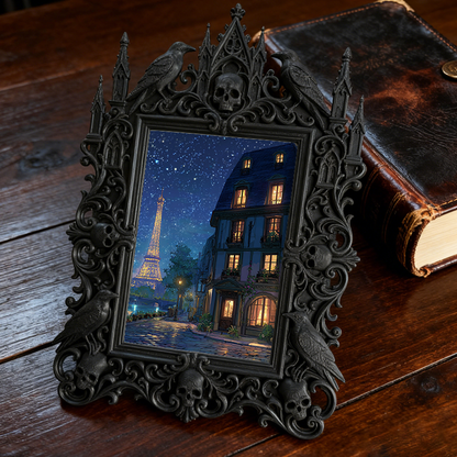 Gothic Dark Frame | Gothic Prom Decor, Photo Ornament, Dual-use