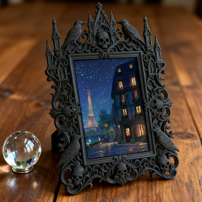 Gothic Dark Frame | Gothic Prom Decor, Photo Ornament, Dual-use