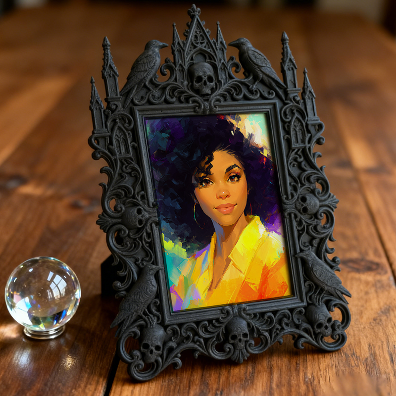 Gothic Dark Frame | Paranormal Themed Party Decor, Photo Display, Wall/Tabletop