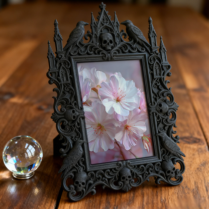 Gothic Dark Frame | Artist Studio Wall Decor, Photo Ornament, Waterproof Plastic